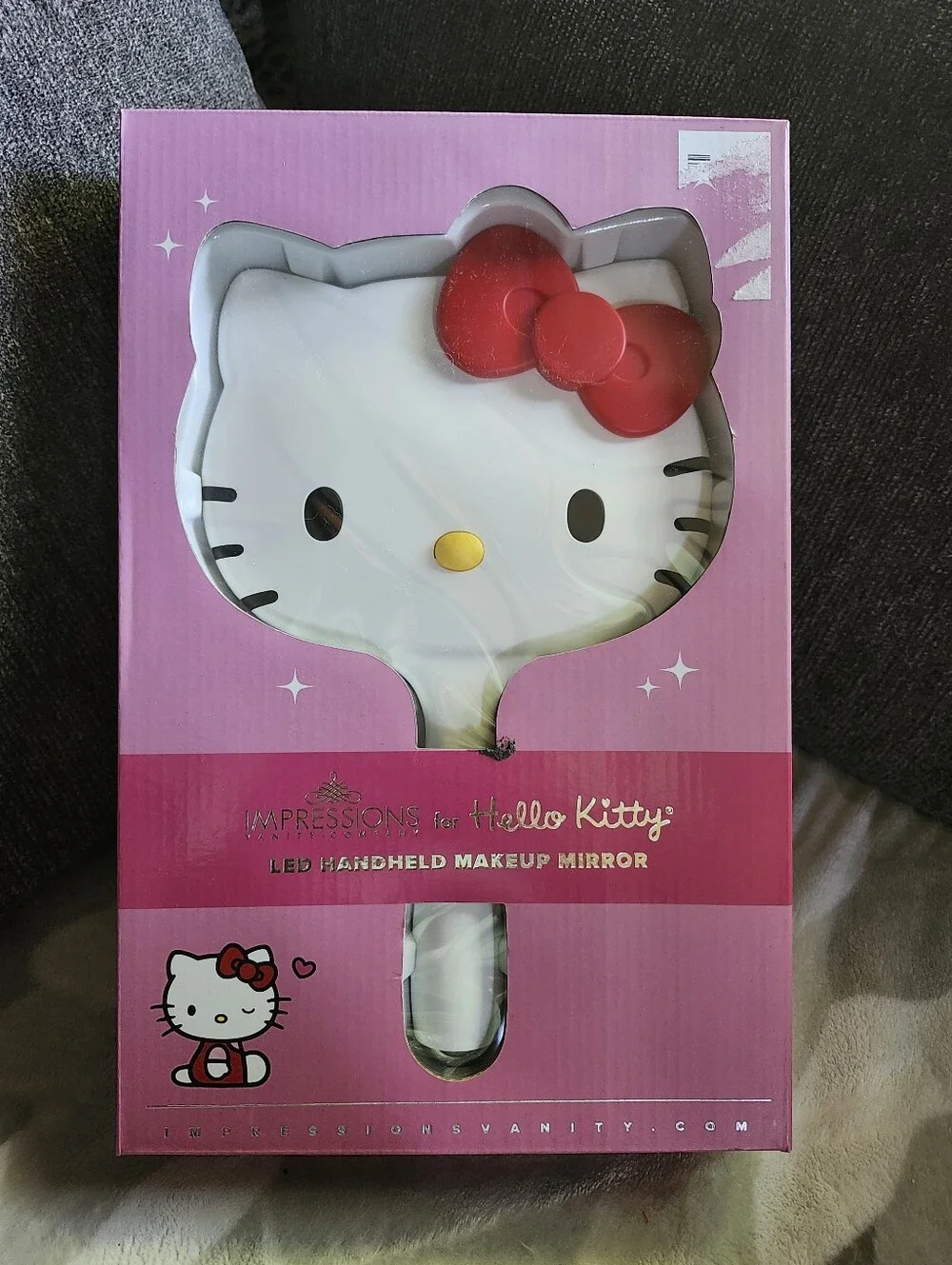Impressions Vanity Hello Kitty LED Handheld Makeup Mirror